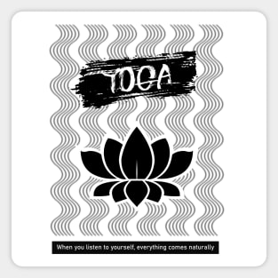 Yogatee, World Yoga Day Magnet